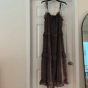 WHO WHAT WEAR -Target- Pink and black maxi summer dress.